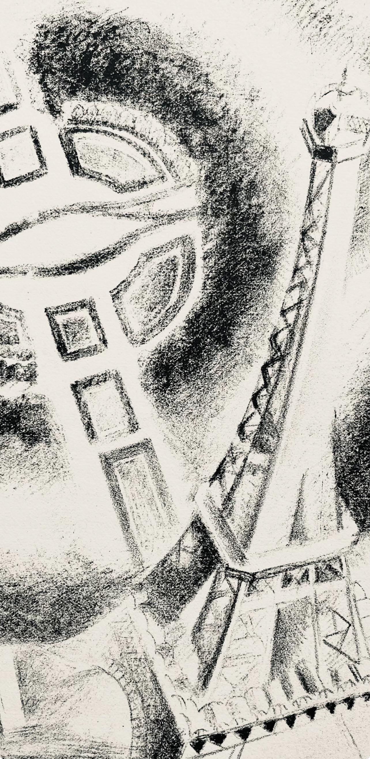 Robert Delaunay, La Tour et le Champ de Mars (Habasque 720-728), Allo! Paris!, Limited Edition Lithograph