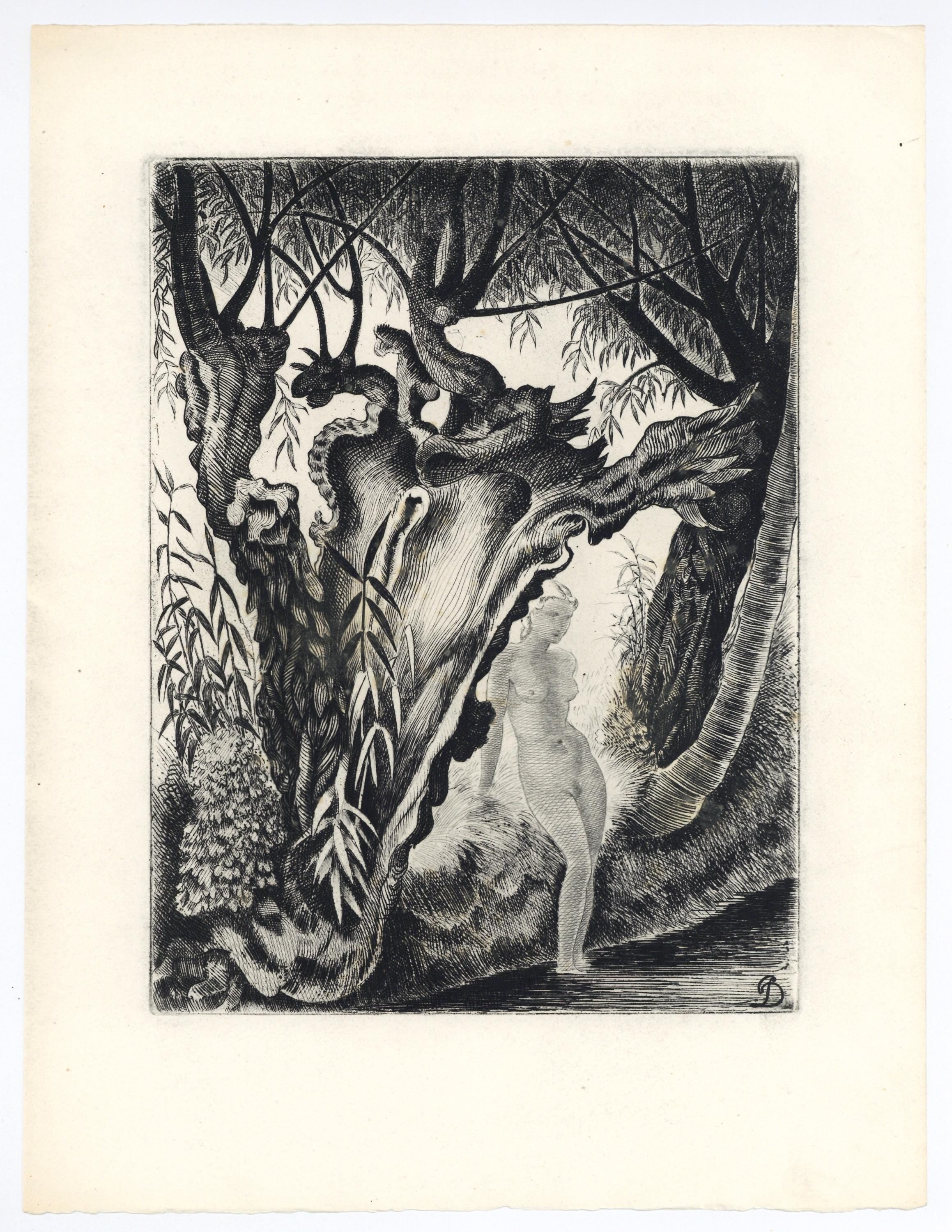 Pierre Dubreuil, Composition, Alternance, Limited Edition Etching