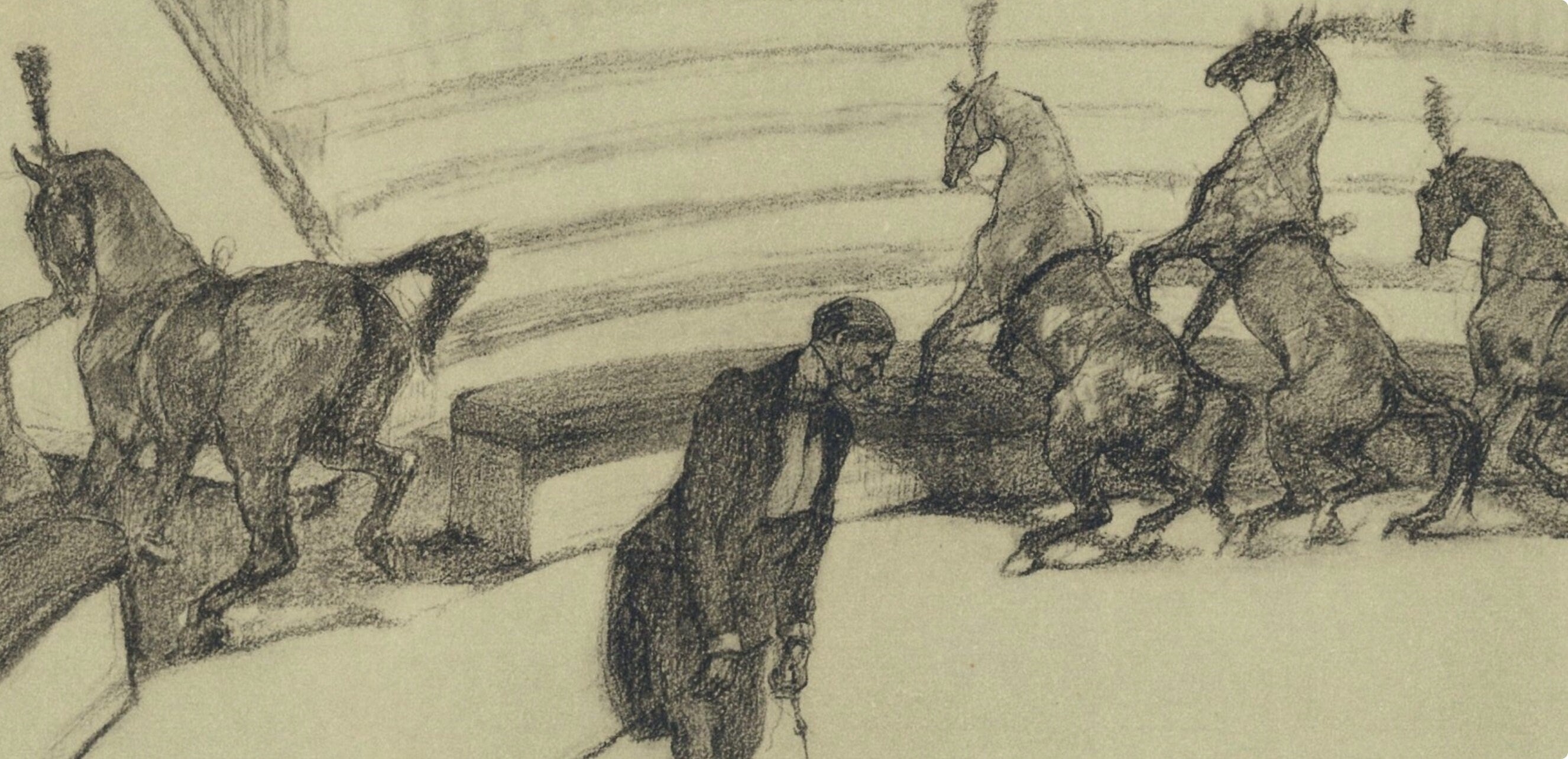 Henri de Toulouse-Lautrec, Chevaux en liberte, The Circus by Toulouse-Lautrec, Limited Edition Lithograph