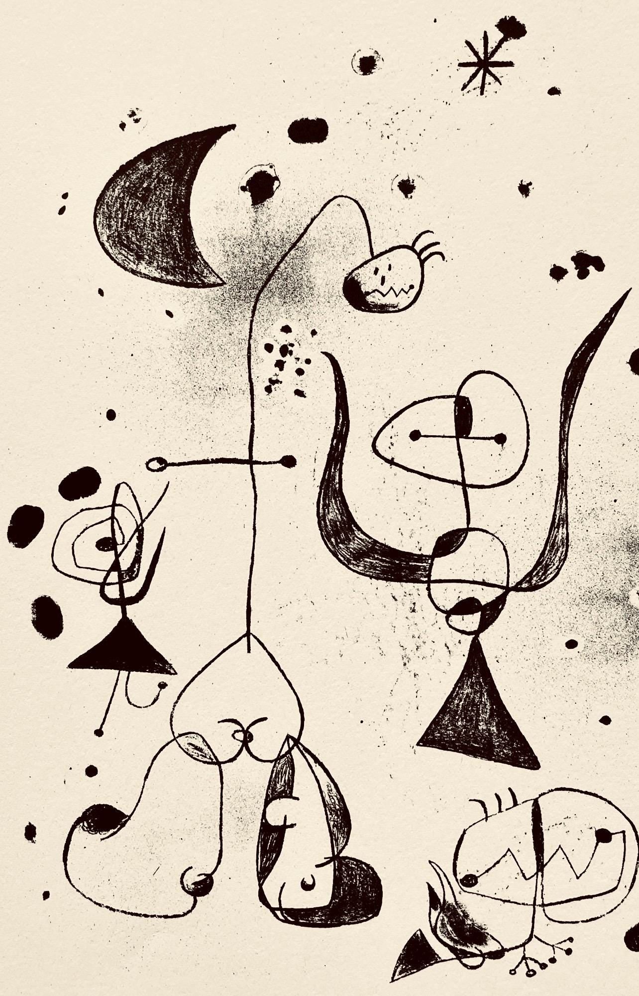 Joan Miró, Composition, The Prints of Joan Miro, Limited Edition Etching