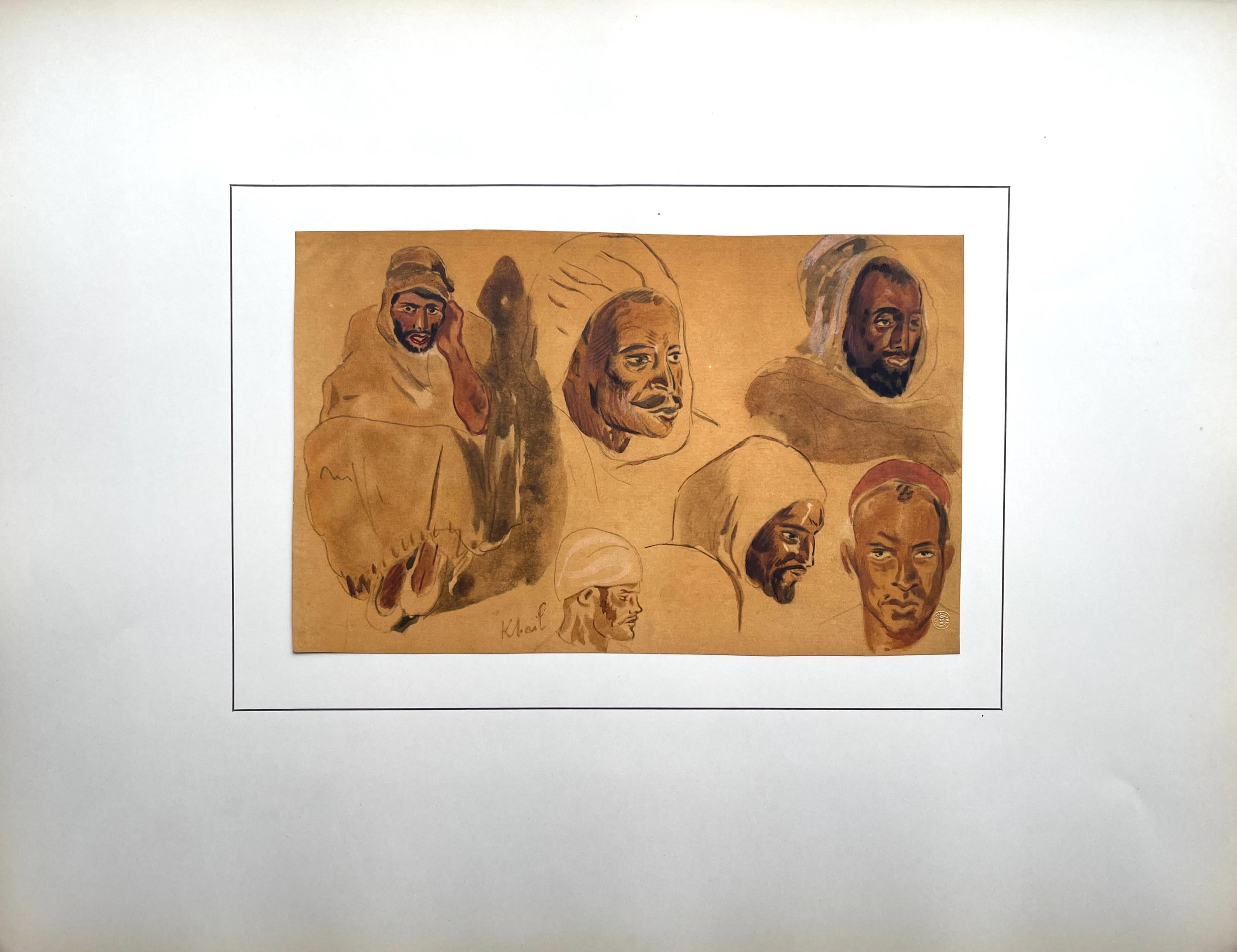 Eugène Delacroix, Composition, Trente et un Dessins et Aquarelles du Maroc, Limited Edition Lithograph