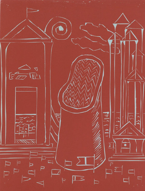 Giorgio De Chirico, Composition, XXe siècle, Limited Edition Linocut