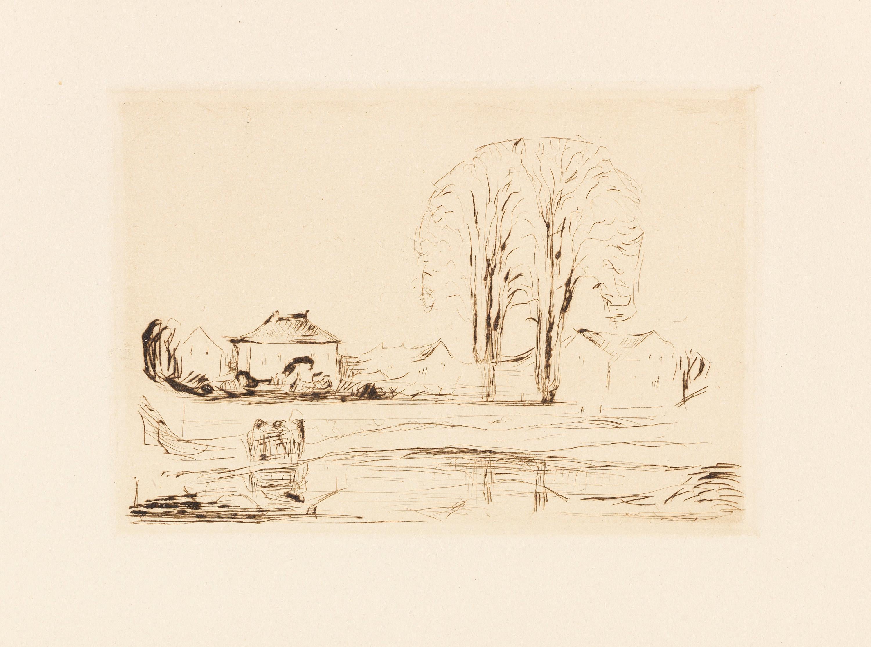 Edvard Munch, Fra Åsgårdstrand (Schiefler 260; Woll 289), Limited Edition Etching