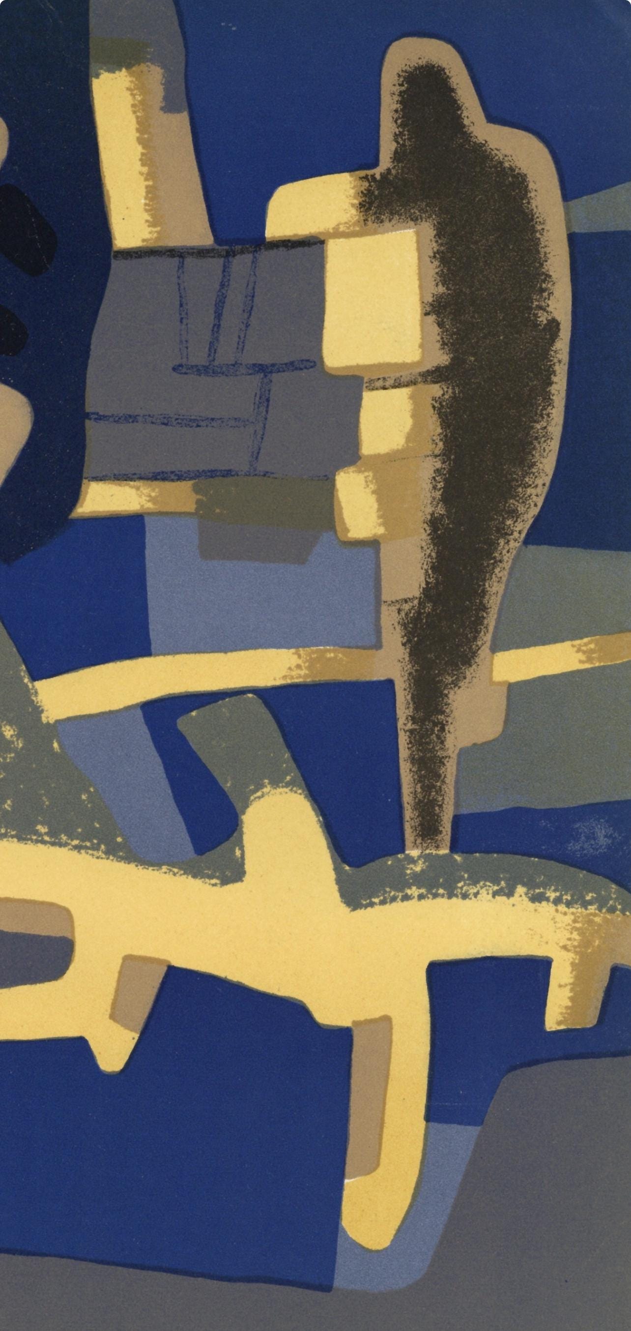 Maurice Estève, Face à face, XXe siècle, Limited Edition Lithograph