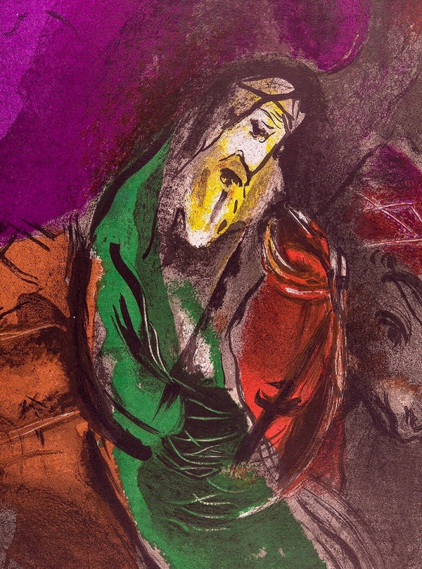 Marc Chagall, Jeremiah (Mourlot 117-46; Cramer 25), Drawings from the Bible by Marc Chagall, Verve: Revue, Limited Edition Lithograph