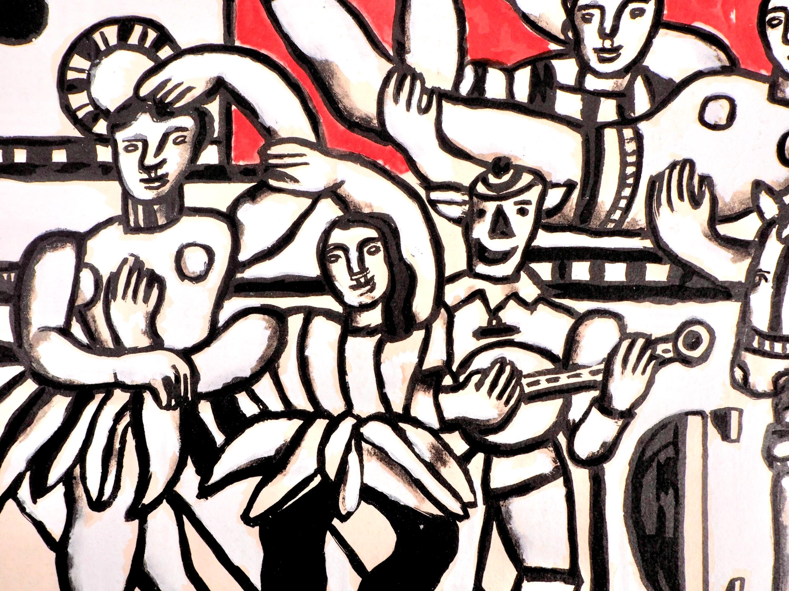 Fernand Léger, Composition, Contrastes, Limited Edition Lithograph
