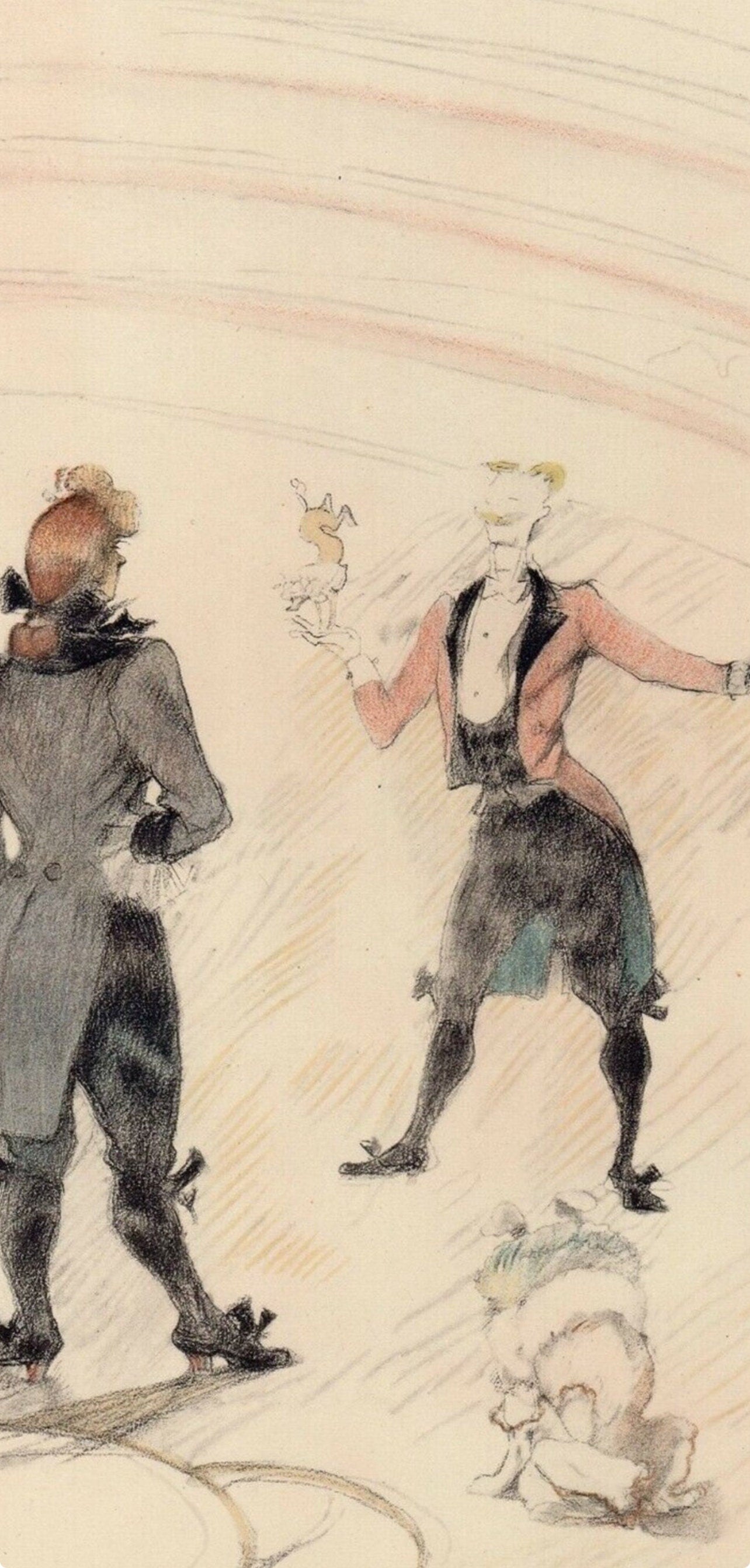 Henri de Toulouse-Lautrec, Dresseur de chiens, The Circus by Toulouse-Lautrec, Limited Edition Lithograph