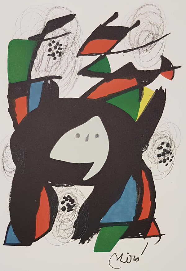 Joan Miró, Composition (Mourlot 1212-1225; Cramer 248), La mélodie acide, Limited Edition Lithograph