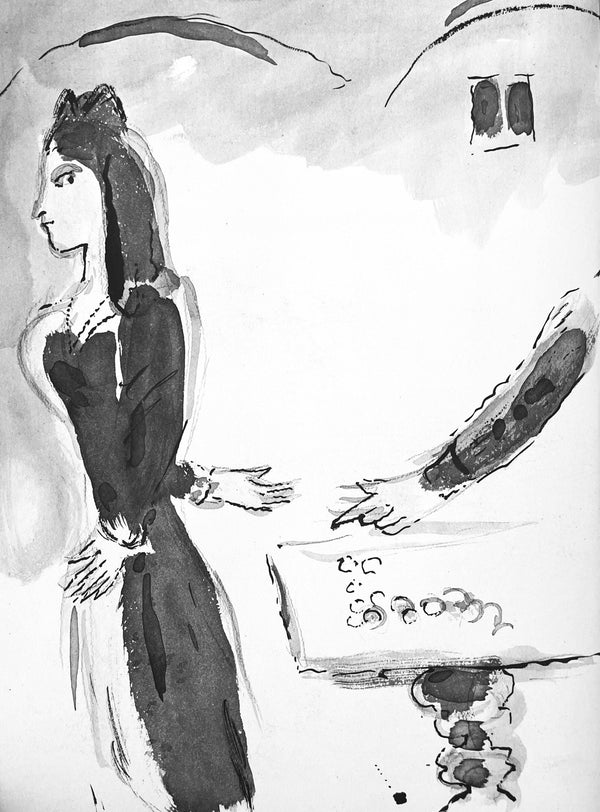 Marc Chagall, Composition, Contes de Boccace, Verve: Revue Artistique et Littéraire, Limited Edition Lithograph