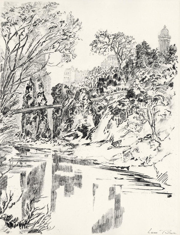 Laure Stella Bruni, Ménilmontant, A La gloire à Paris, Limited Edition Etching