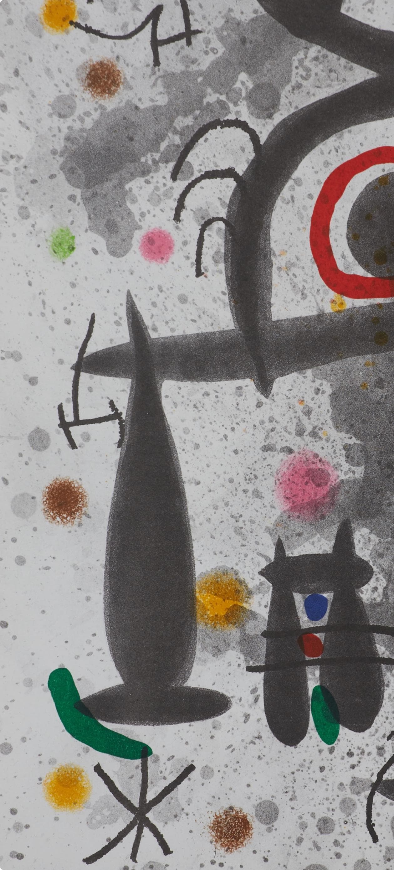Joan Miró, Composition, Derrière le miroir, Limited Edition Lithograph