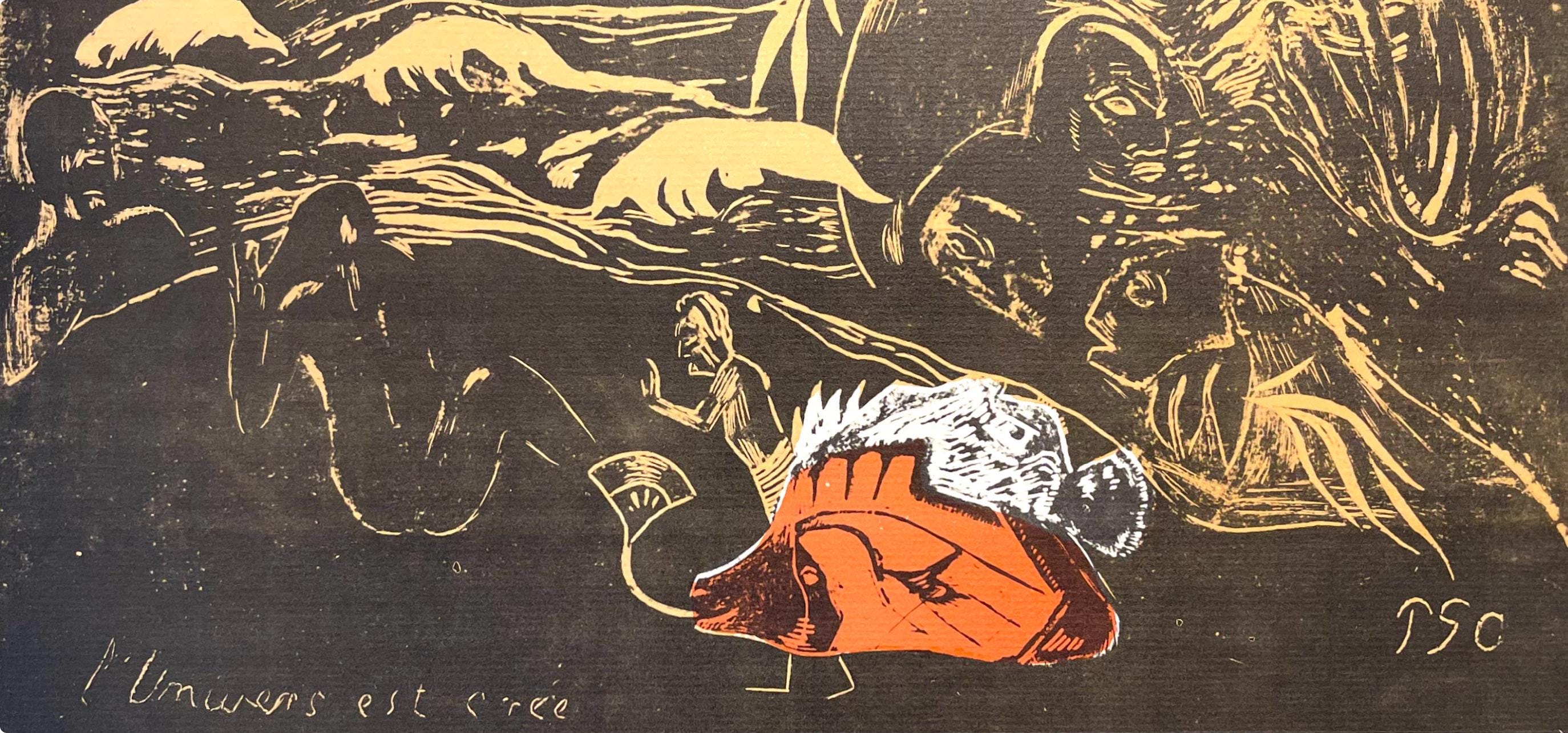 Paul Gauguin, The Creation of the Universe (L'Univers est créé), Limited Edition Woodcut