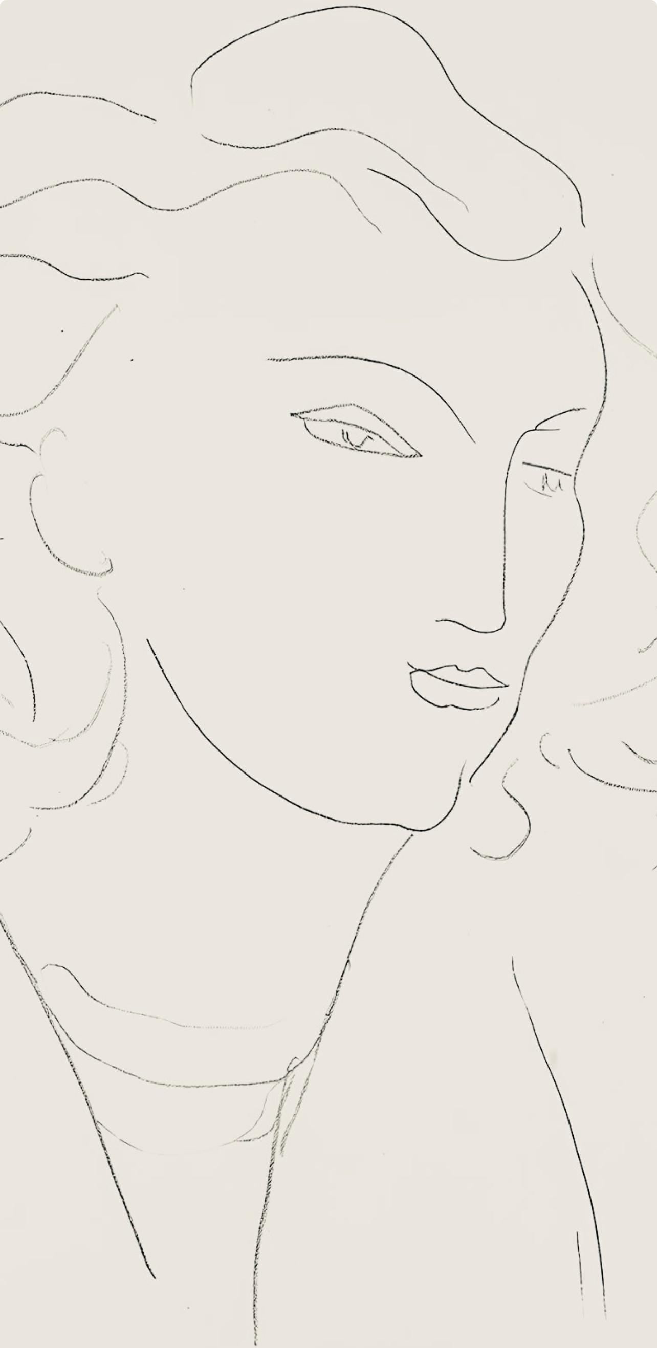 Henri Matisse, Série O, var. 8 (Duthuit 9), Henri Matisse, Dessins, Thèmes et variations, Limited Edition Lithograph