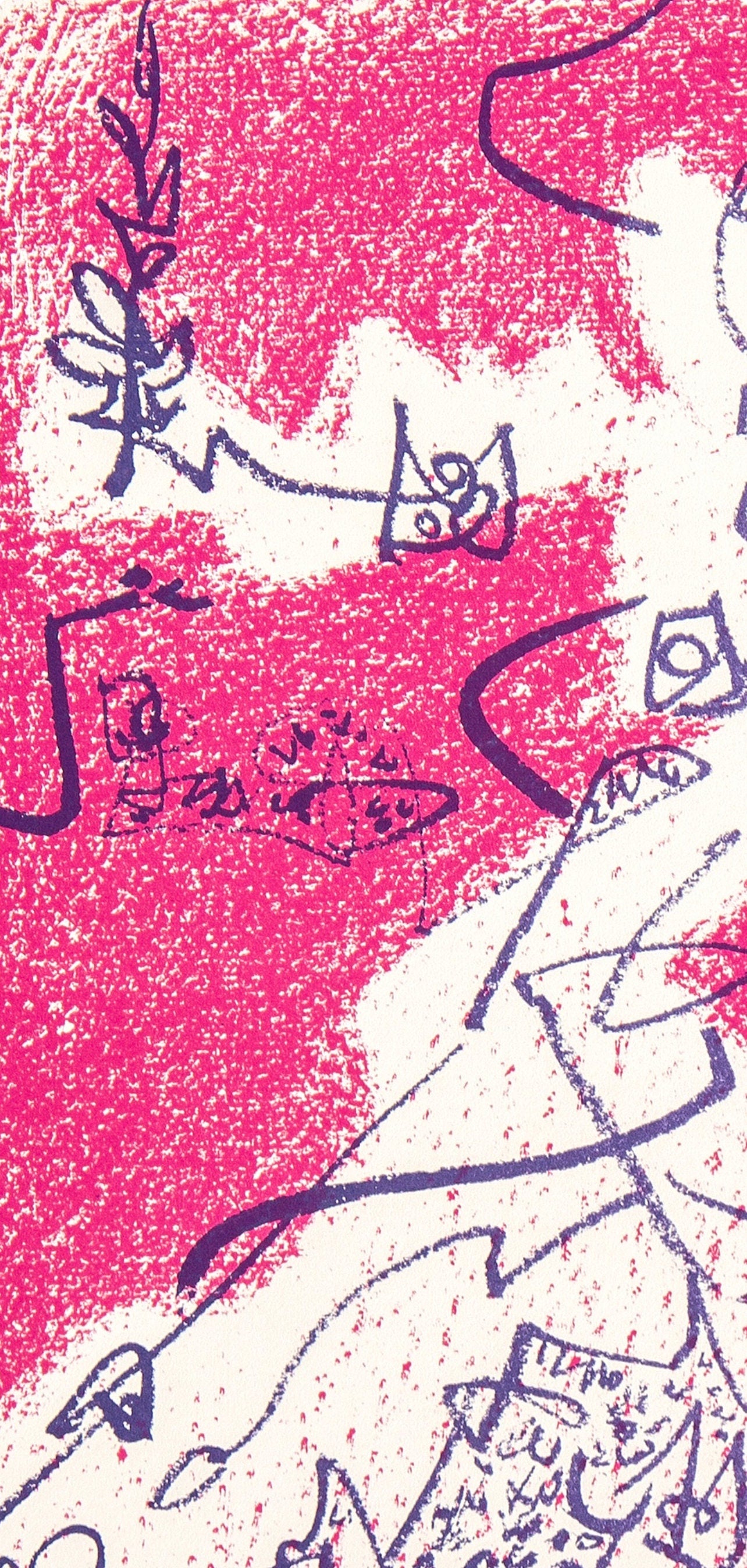 André Masson, Le départ, Souvenirs et portraits d'artistes, Limited Edition Lithograph