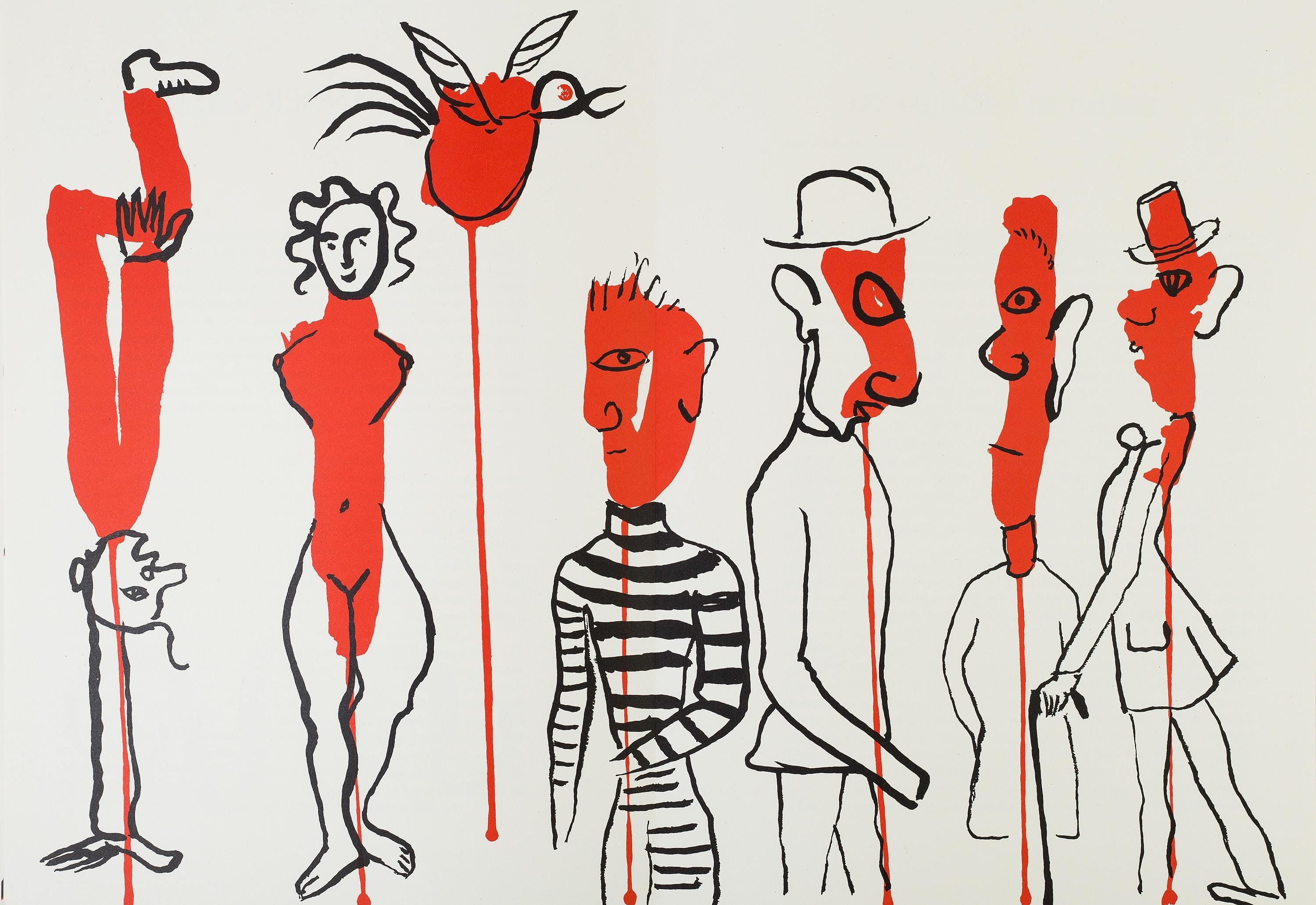 Alexander Calder, Composition, Derrière le miroir, Limited Edition Lithograph