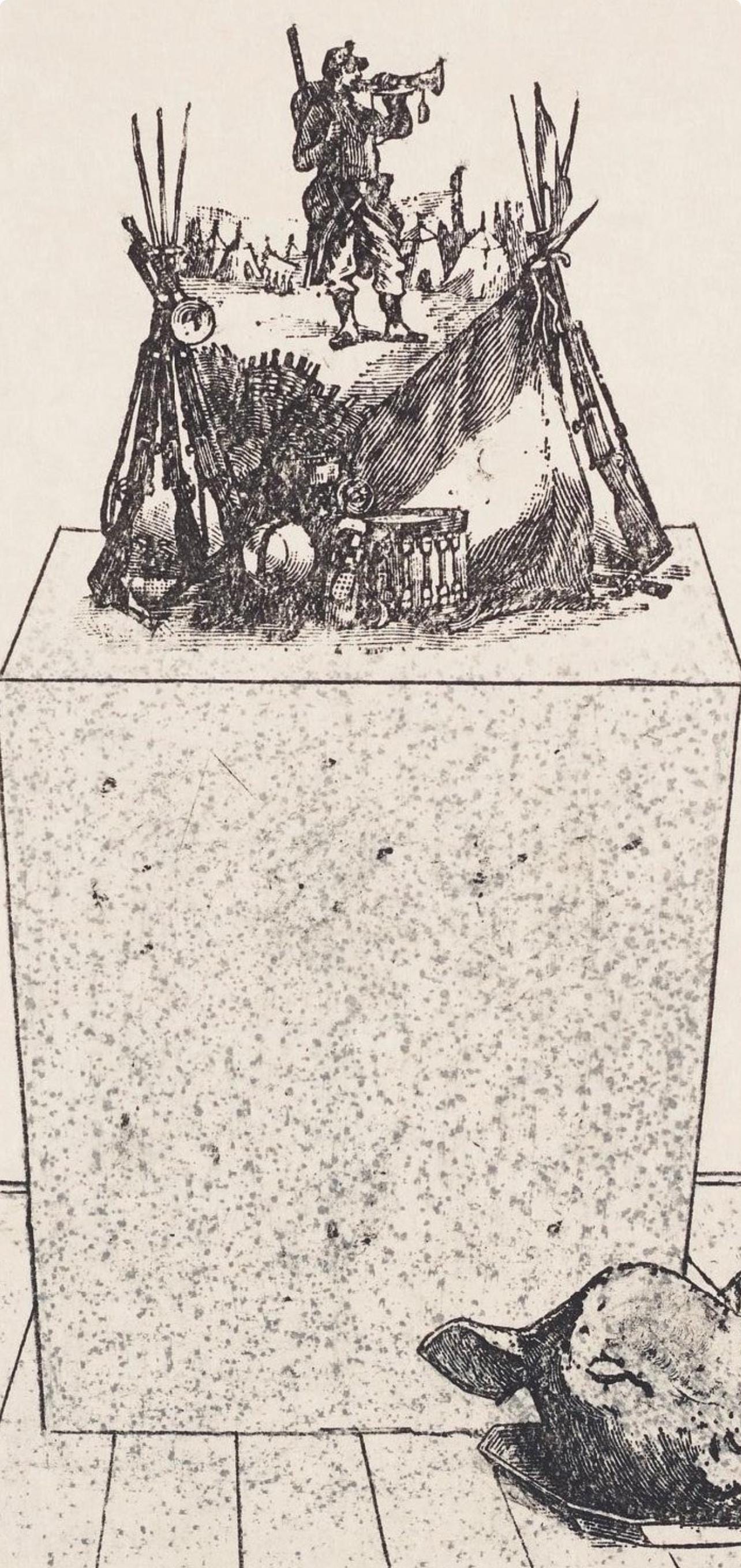 Max Ernst, Composition (Spies/Leppien 218), La Ballade du Soldat, Limited Edition Lithograph