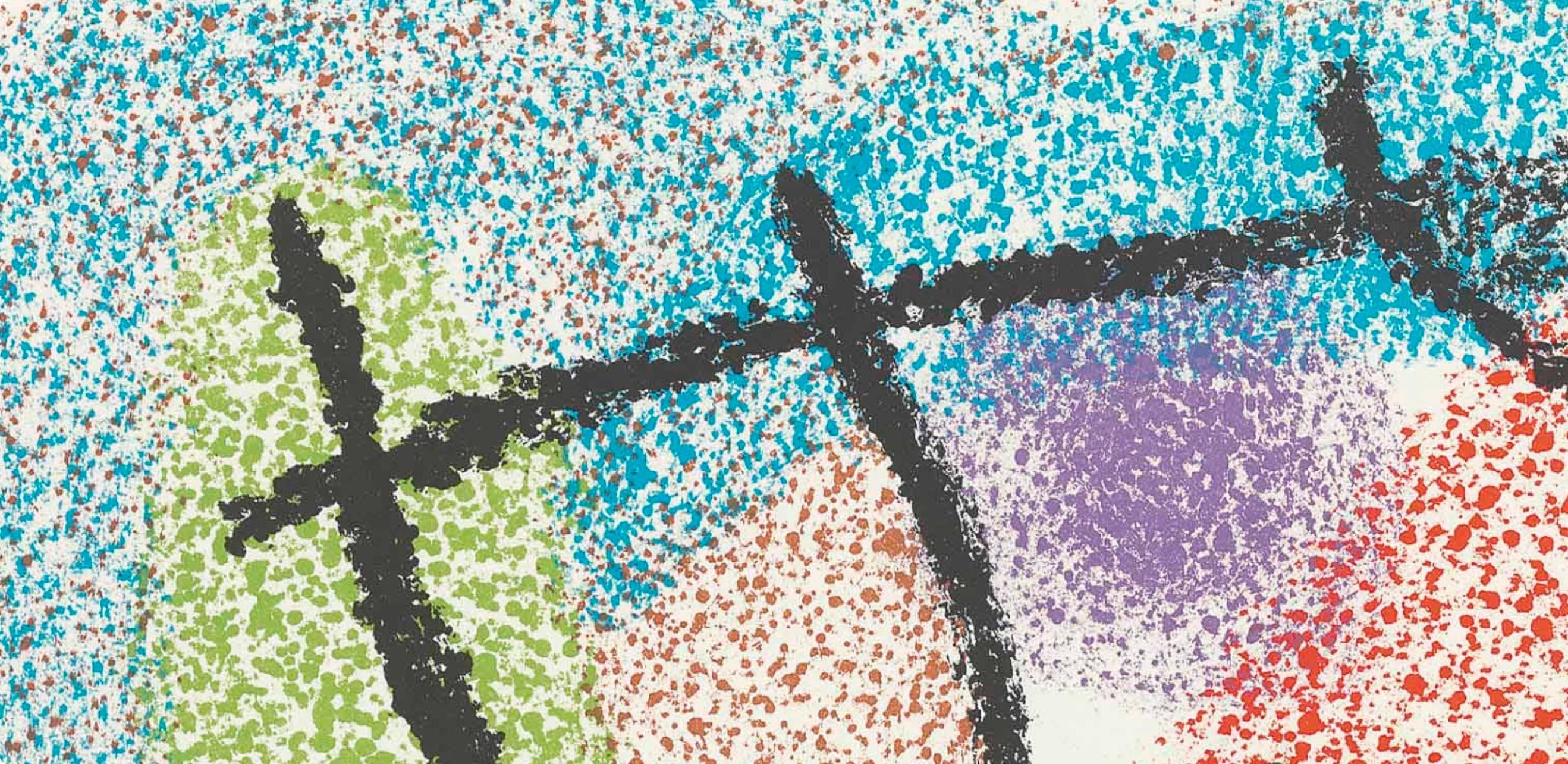 Joan Miró, Composition (Cramer 103; Mourlot 382-383), Miró Cartones 1956-1965, Limited Edition Lithograph
