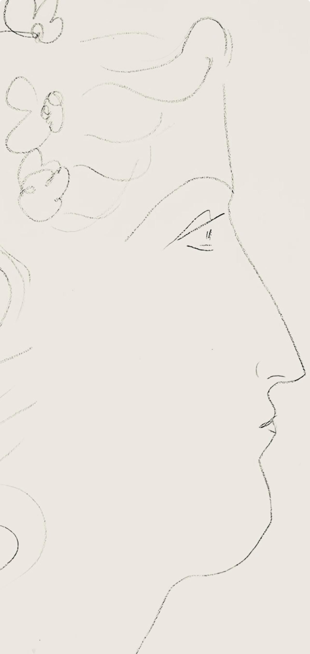 Henri Matisse, Série O, var. 13 (Duthuit 9), Henri Matisse, Dessins, Thèmes et variations, Limited Edition Lithograph