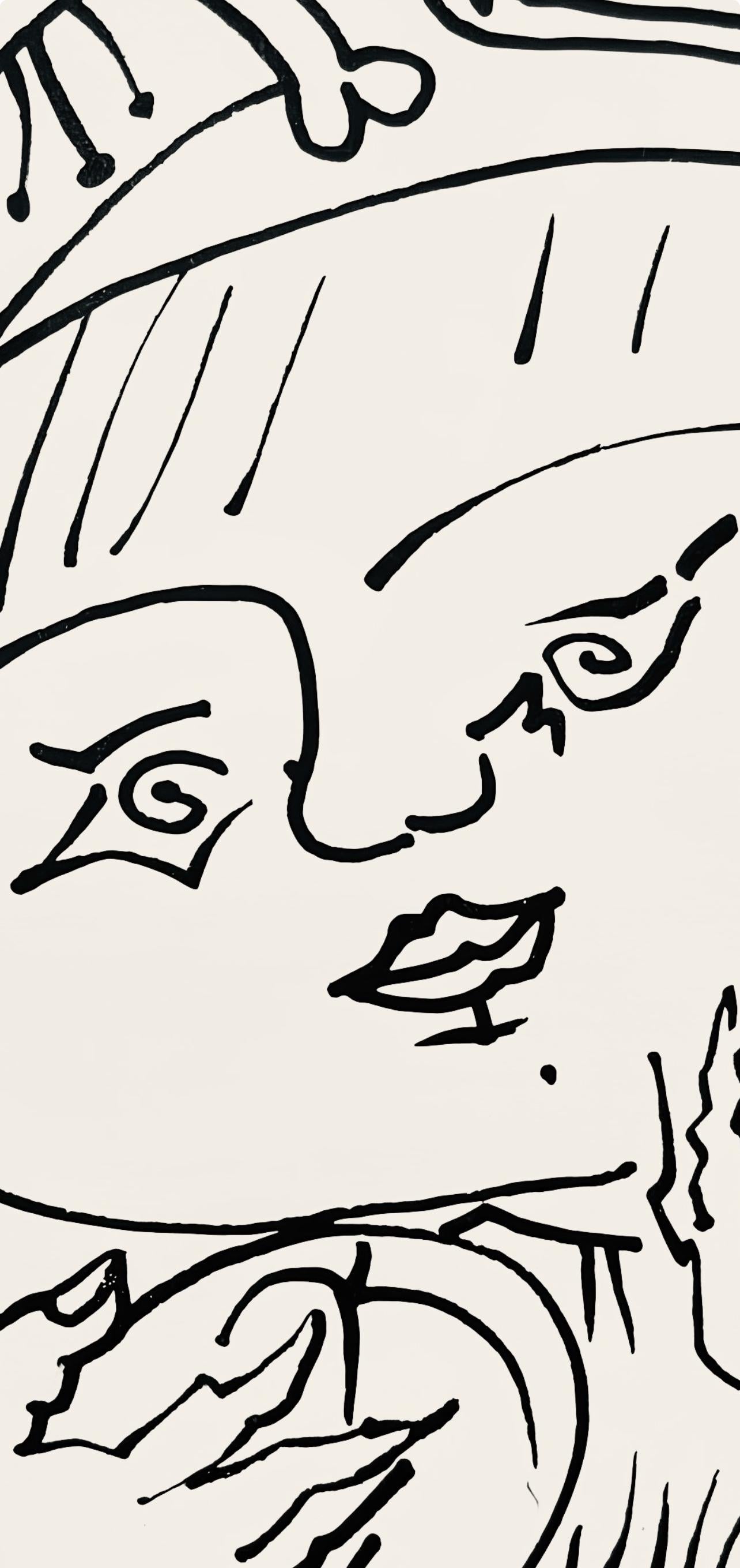 Françoise Gilot, Composition, Pouvoir tout dire, poèmes, illustrés par Françoise Gilot, Limited Edition Lithograph