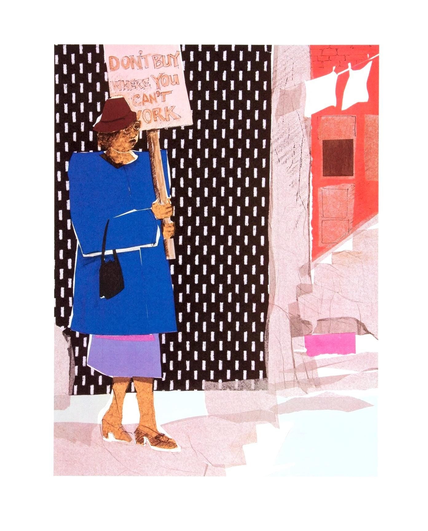 Phoebe Beasley, Mother to Son, Sunrise Is Coming After While, Limited Edition Silkscreen