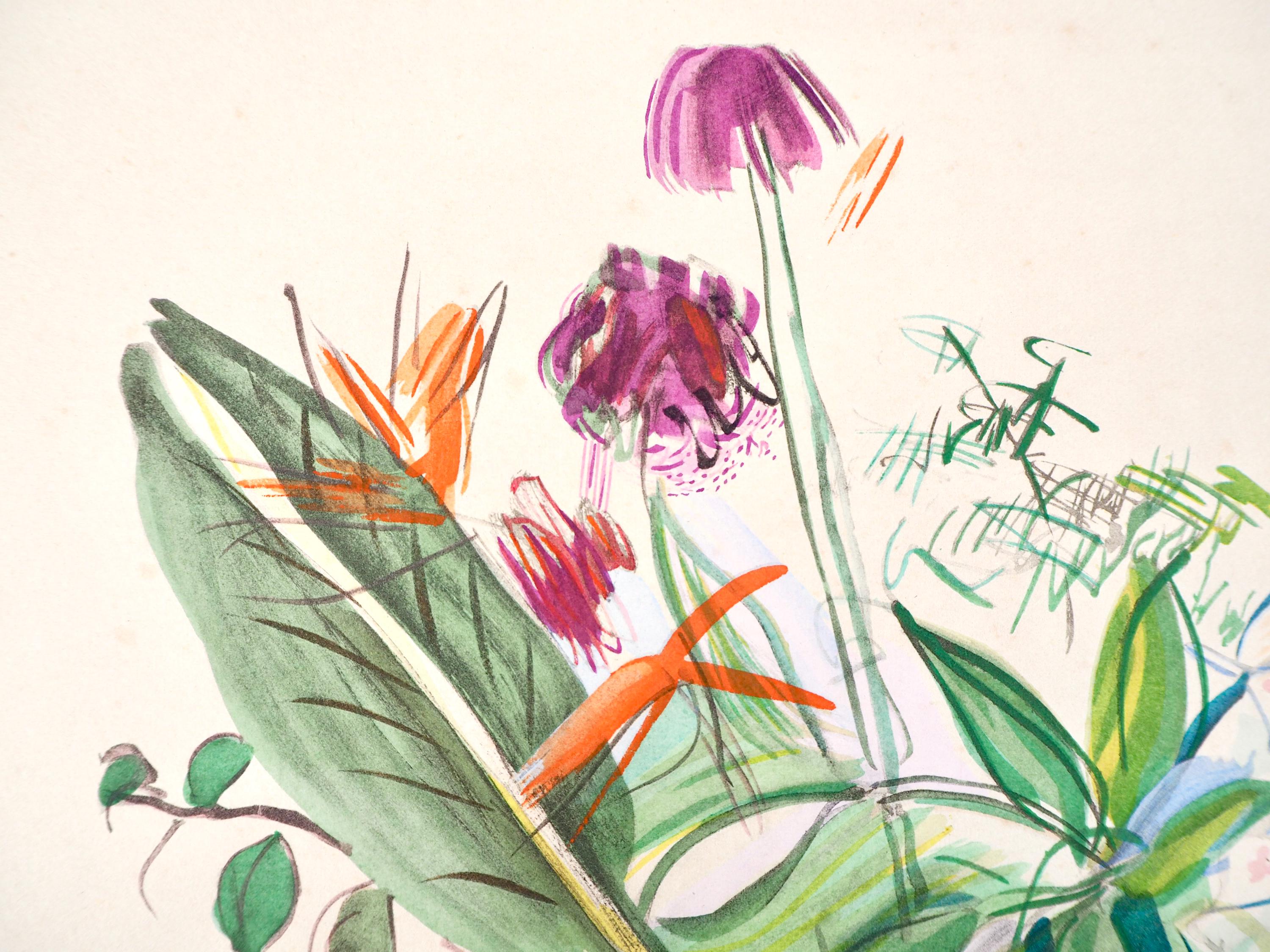 Raoul Dufy, Composition, Eaux-de-vie, Esprit de la fleur et du fruit, Limited Edition Lithograph