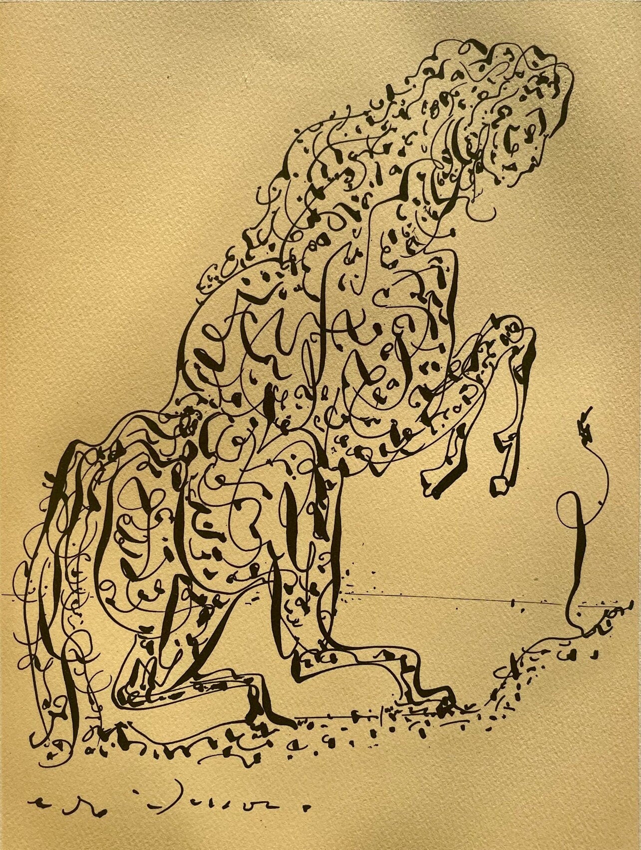André Masson, La chimère au serpent, Masson Dessins, Limited Edition Lithograph