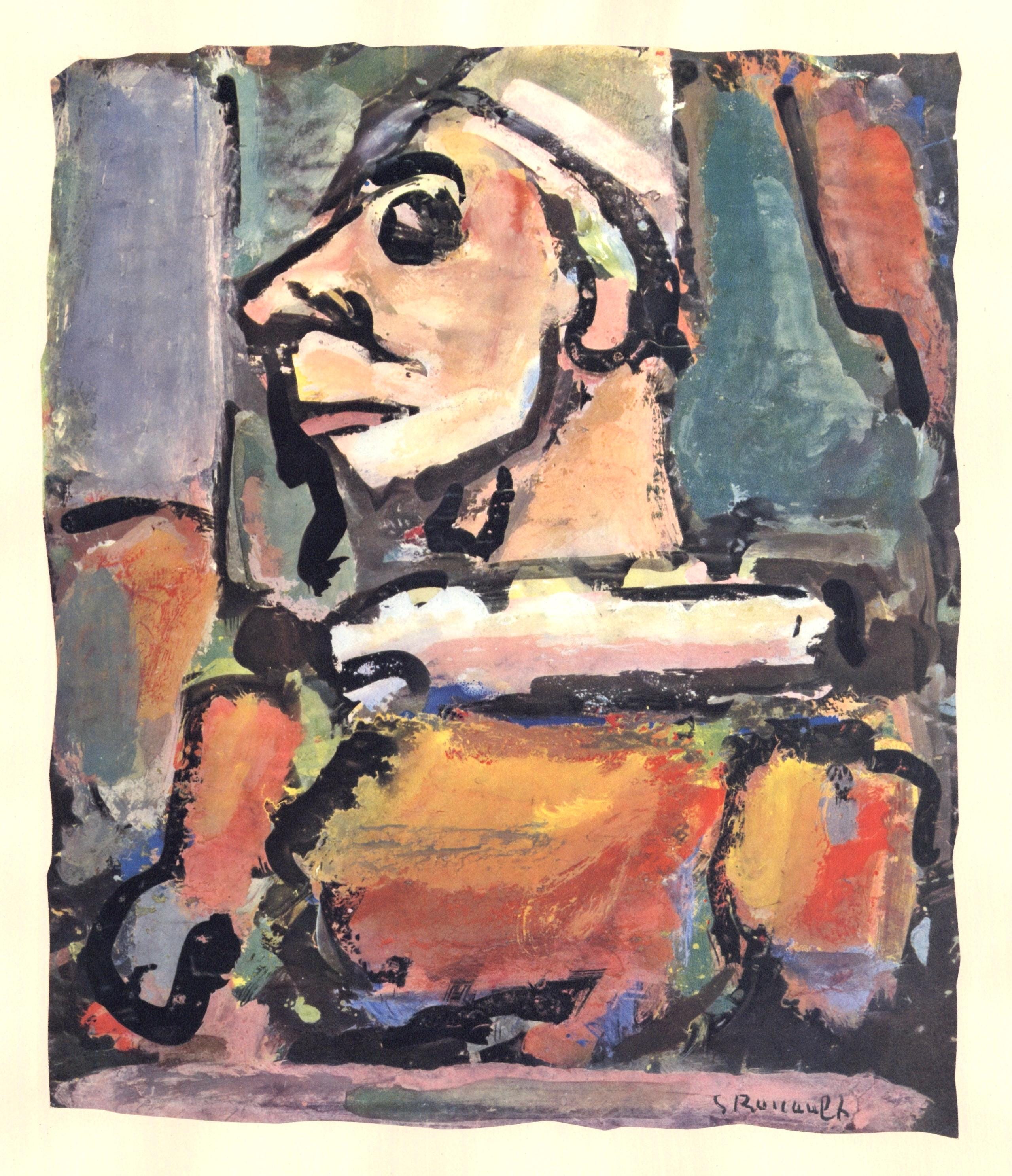 Georges Rouault, Composition, Divertissement, Limited Edition Lithograph