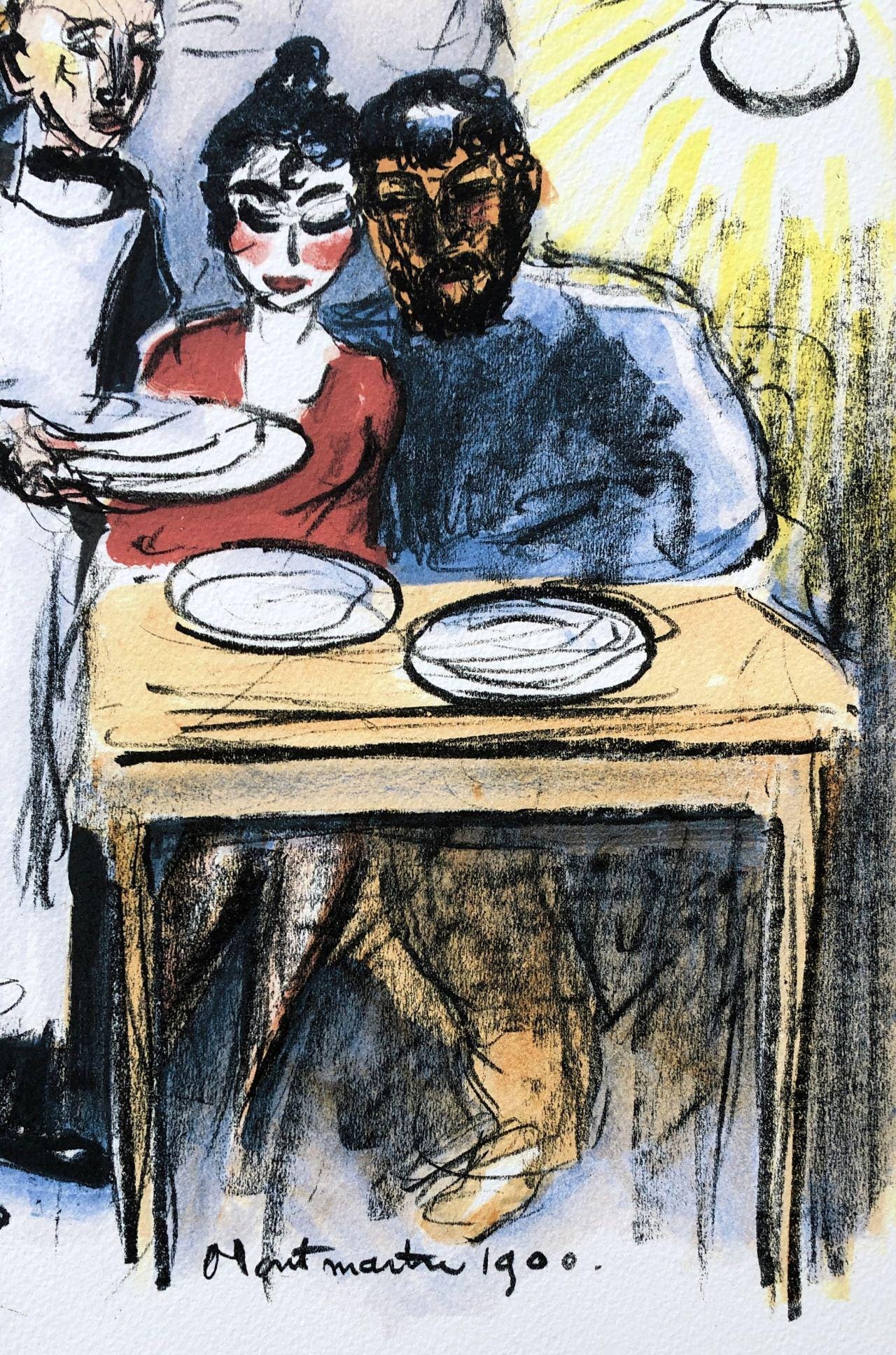 Kees van Dongen, Montmartre (Juffermans JL 34), Regards sur Paris, Limited Edition Lithograph