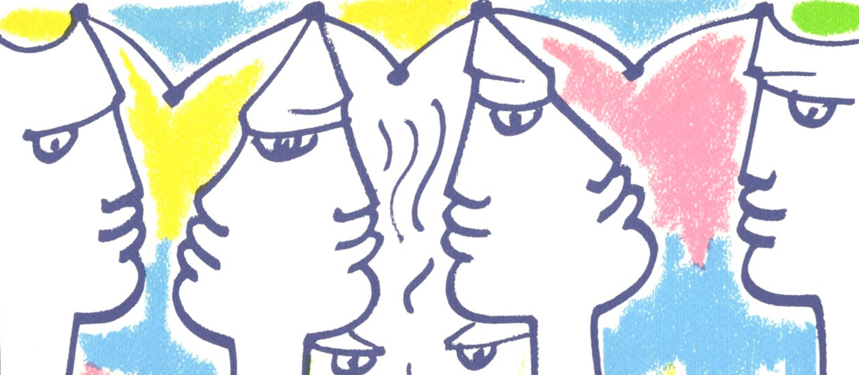Jean Cocteau, Composition, Nous croyons en l'Europe, Limited Edition Silkscreen