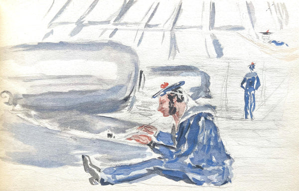 Henri de Toulouse-Lautrec, Composition, Toulouse-Lautrec, Album De Marine, Limited Edition Lithograph