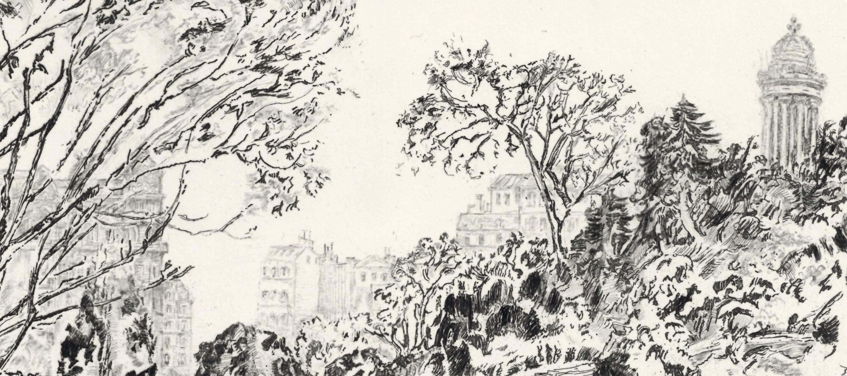 Laure Stella Bruni, Ménilmontant, A La gloire à Paris, Limited Edition Etching