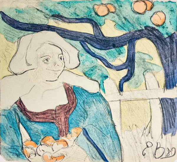 Émile Bernard, Composition, Éloge de Émile Bernard, Limited Edition Woodcut