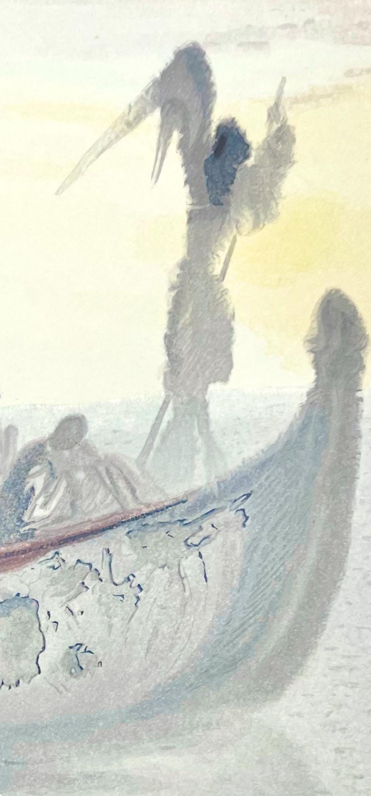 Salvador Dali, Fegefeuer II (Field 189-200; Michler/Löpsinger 1039-1138), Die Göttliche Komödie, Signed, Limited Edition Woodcut