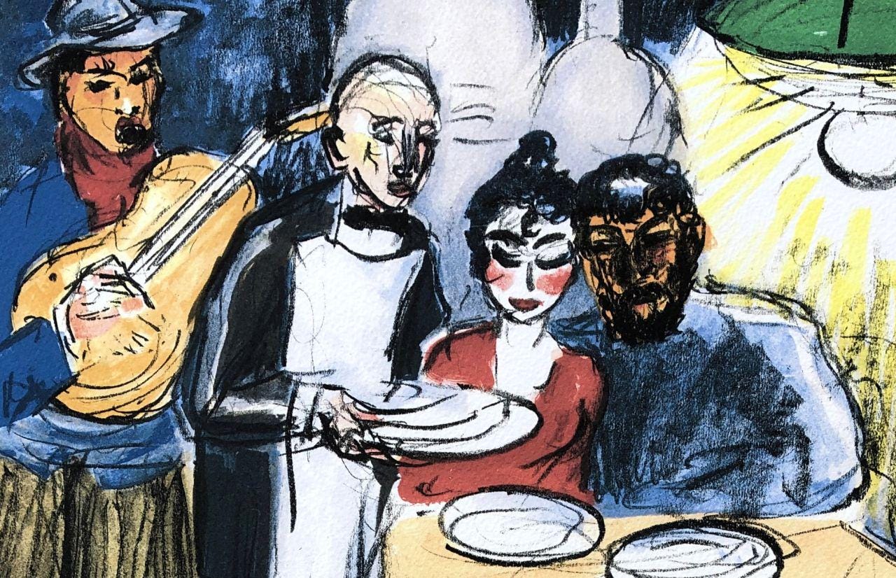 Kees van Dongen, Montmartre (Juffermans JL 34), Regards sur Paris, Limited Edition Lithograph