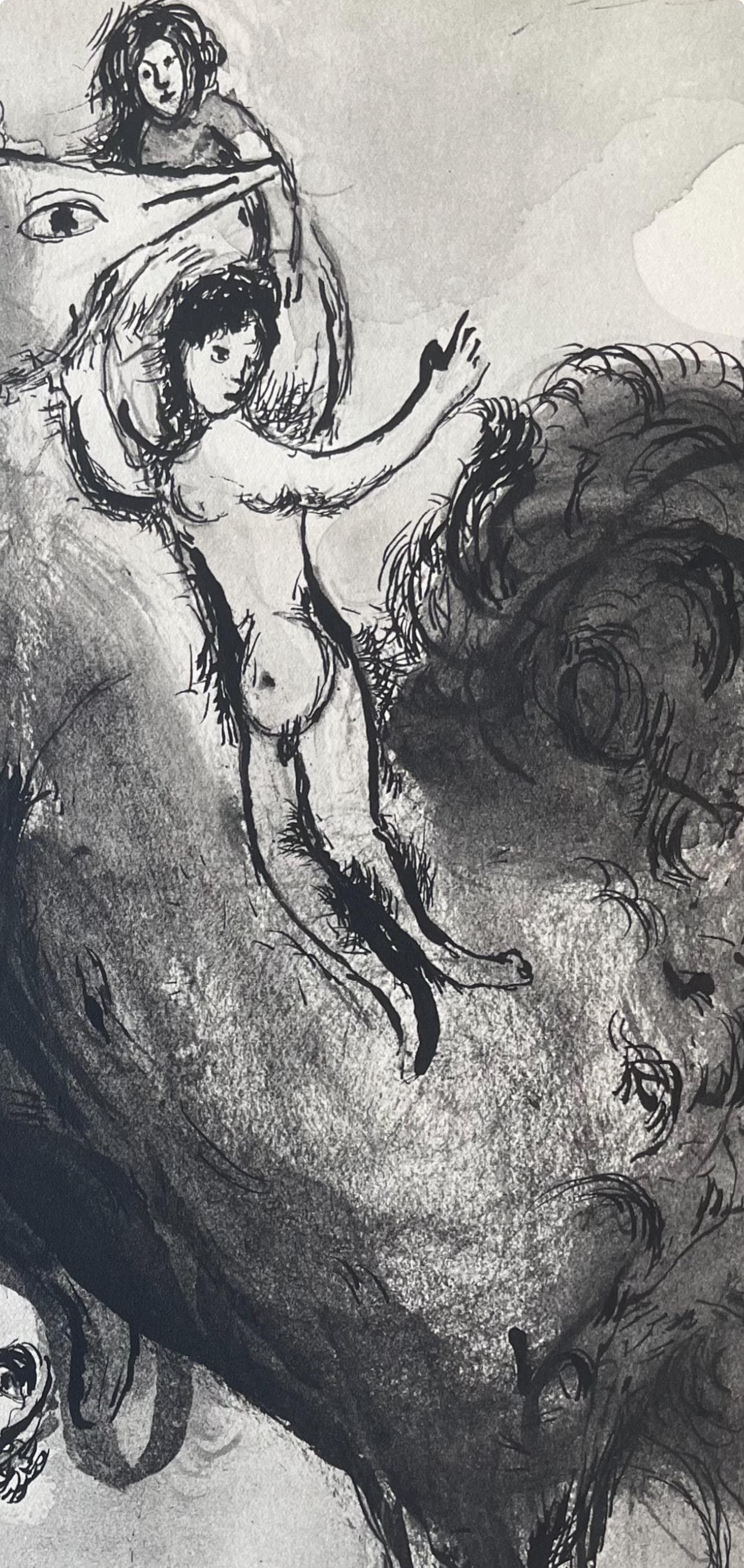 Marc Chagall, Composition, Contes de Boccace, Verve: Revue Artistique et Littéraire, Limited Edition Lithograph