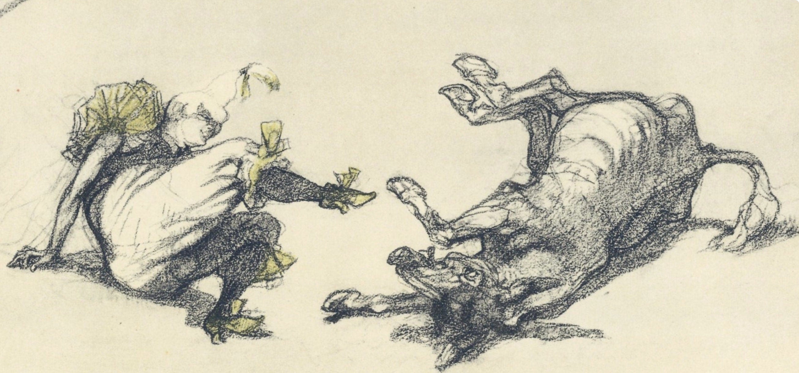 Henri de Toulouse-Lautrec, Clownesse et cheval, The Circus by Toulouse-Lautrec, Limited Edition Lithograph