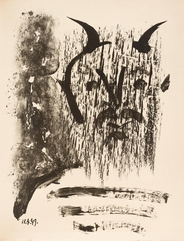 Pablo Picasso, Composition (Bloch 605-608; Mourlot 177; Reuße 519-522), Elegy of Ihpetonga, Limited Edition Lithograph