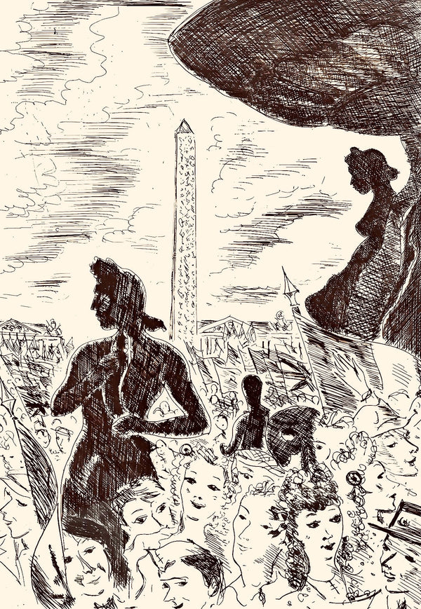 André Dignimont, Composition, Jours de gloire, Histoire de la libération de Paris, Limited Edition Etching