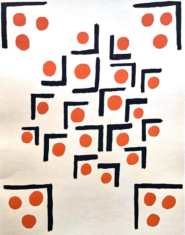Sonia Delaunay, Planche No. 29, Compositions, couleurs, idées: Sonia Delaunay, Limited Edition Lithograph
