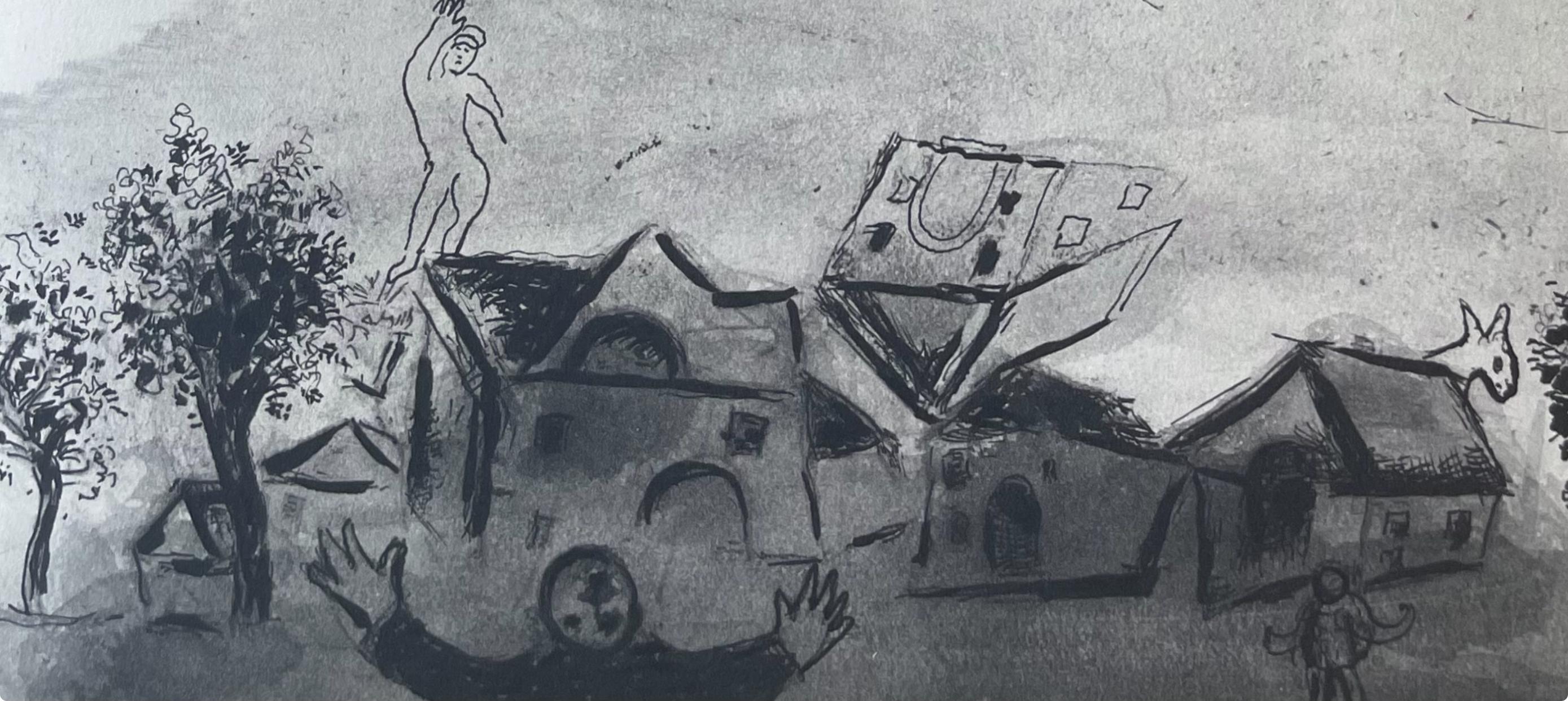 Marc Chagall, Composition, Contes de Boccace, Verve: Revue Artistique et Littéraire, Limited Edition Lithograph