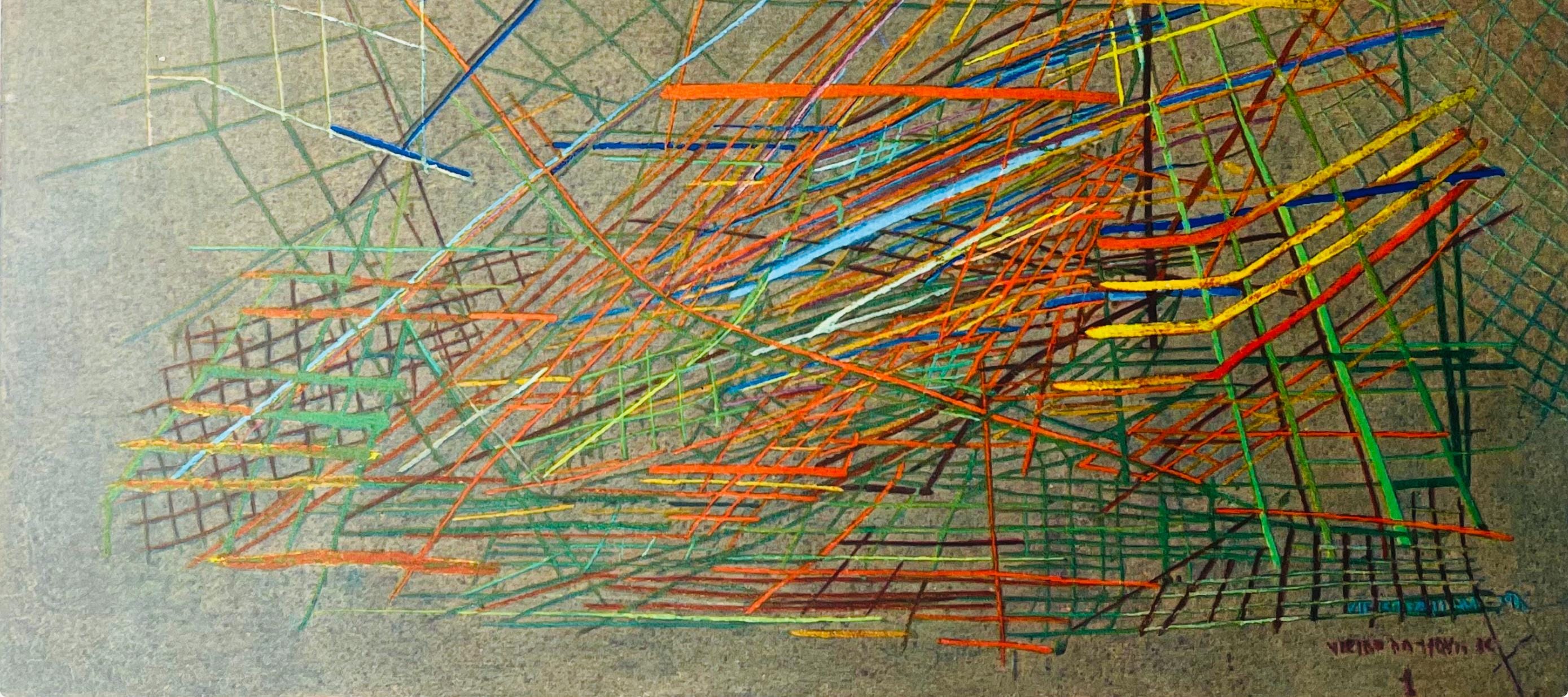 Vieira da Silva, Composition, Vieira da Silva, Peintres d'aujourd'hui, Limited Edition Lithograph