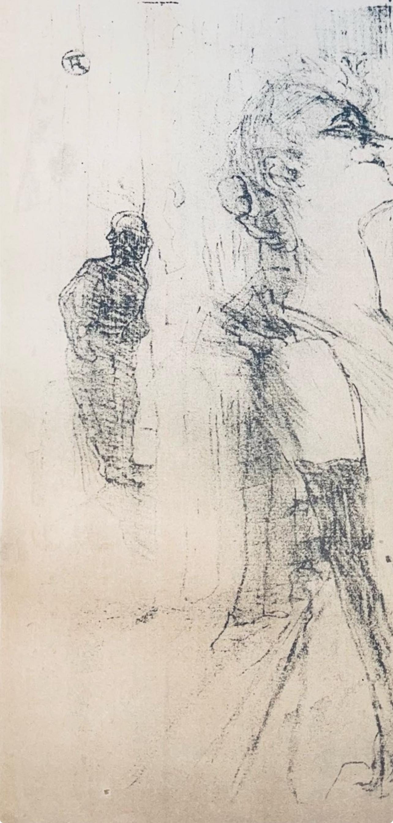 Henri de Toulouse-Lautrec, Composition, Images de Lautrec, 21 Planches en Couleurs, Collezione dell'Obelisco, Limited Edition Lithograph