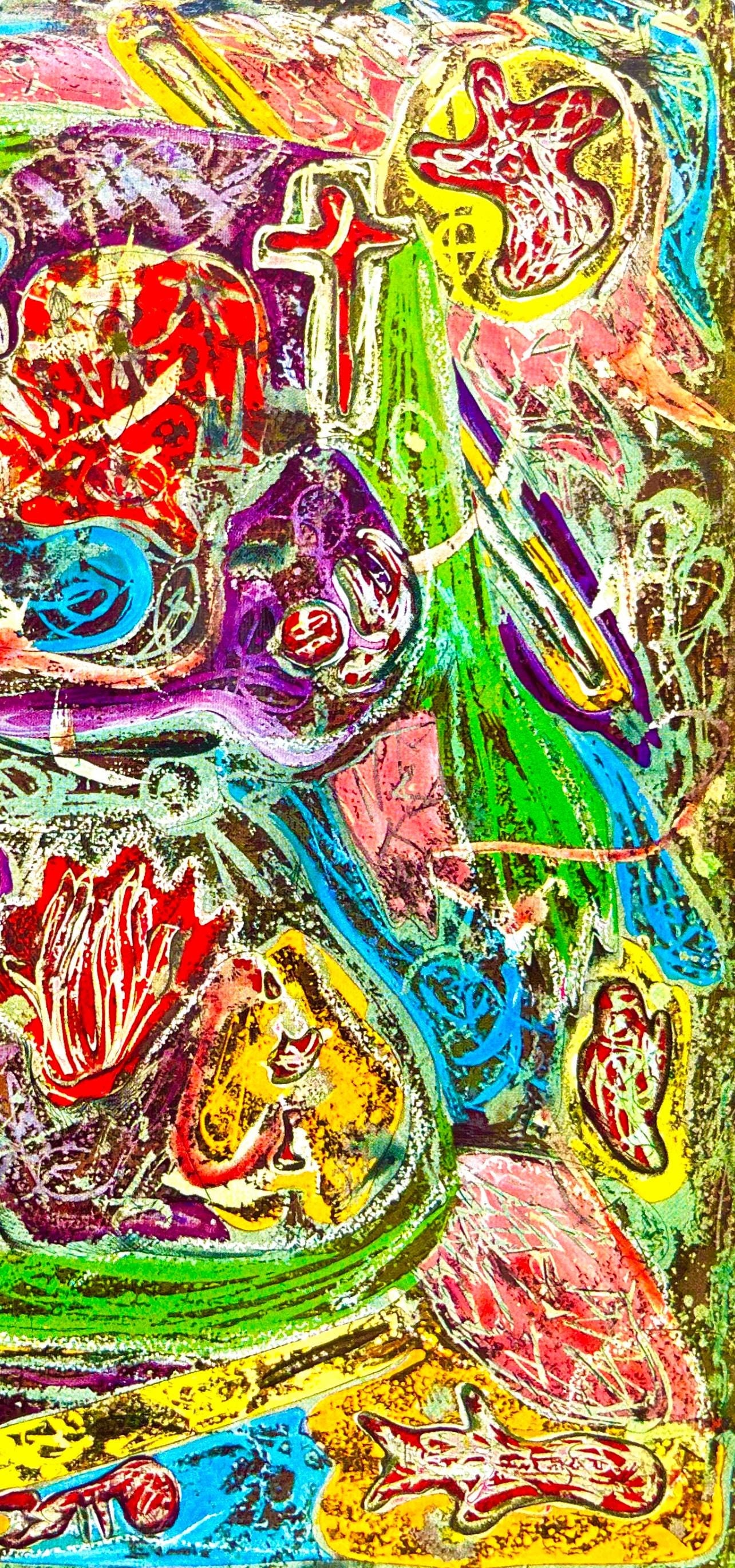 Alfonso Ossorio, Composition, Peintures initiatiques d'Alfonso Ossorio, Limited Edition Lithograph