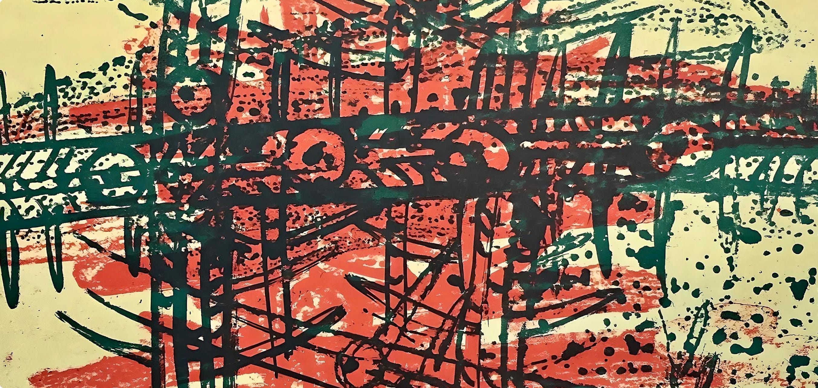 Wifredo Lam 林飛龍, Composition, Suites nº3, Limited Edition Lithograph