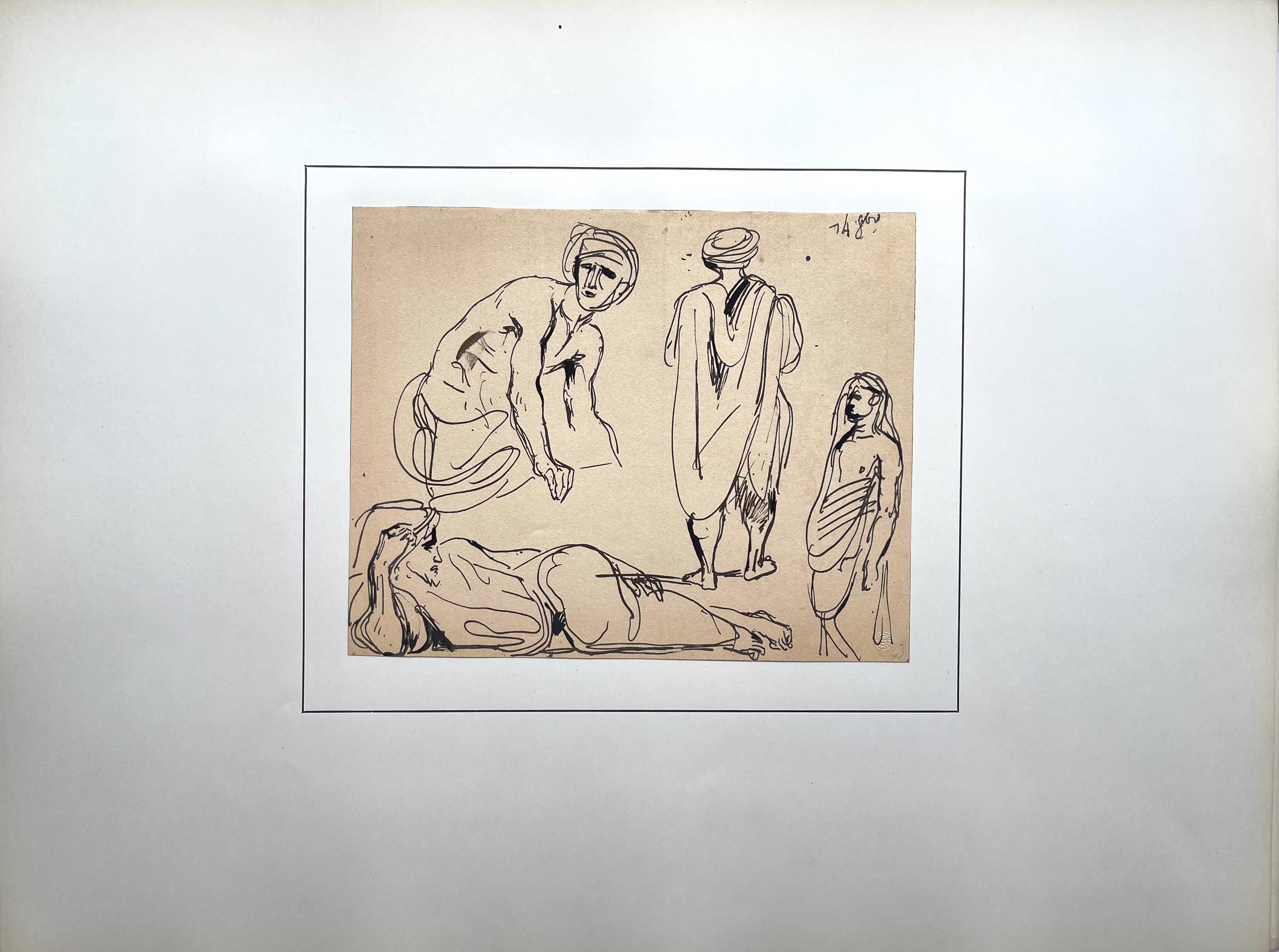 Eugène Delacroix, Composition, Trente et un Dessins et Aquarelles du Maroc, Limited Edition Lithograph