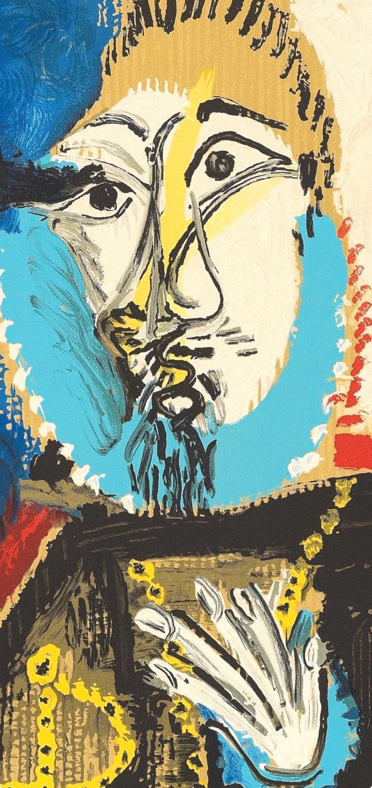 Pablo Picasso, Composition (Orozco 207-261), Vingt-Neuf Portraits Imaginaires, Limited Edition Lithograph