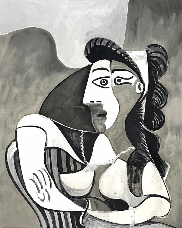 Pablo Picasso, Femme accoudée au fauteuil, Marina Picasso Collection, Official Limited Edition Lithograph