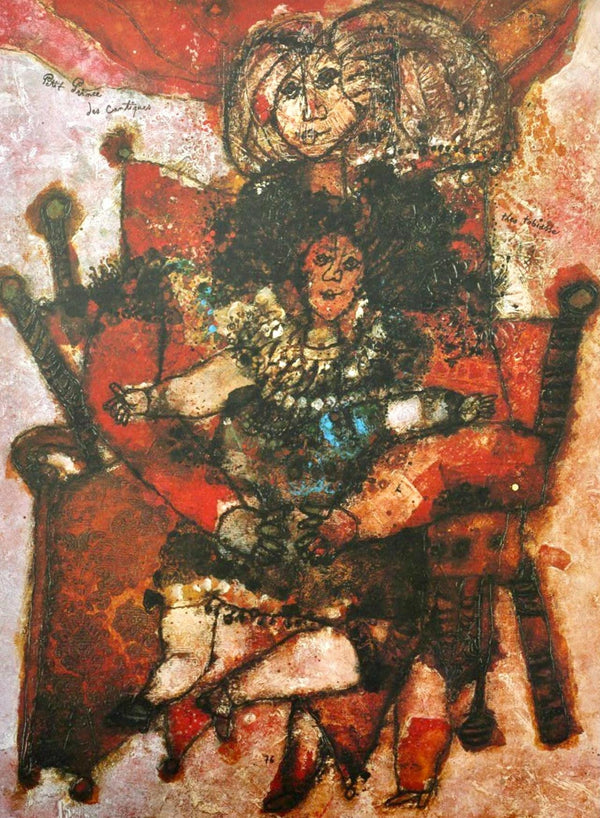 Théo Tobiasse, Maternity, Original Edition Offset Lithograph