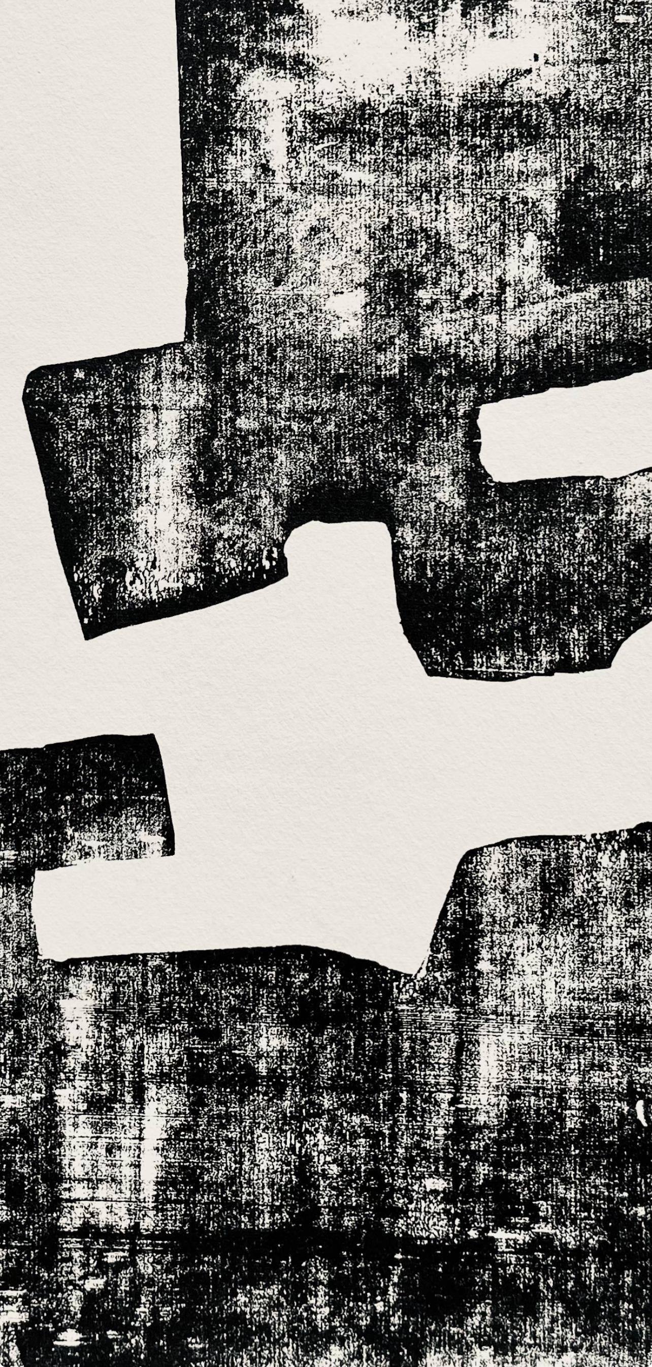 Eduardo Chillida, Composition, Derrière le miroir, Limited Edition Woodcut