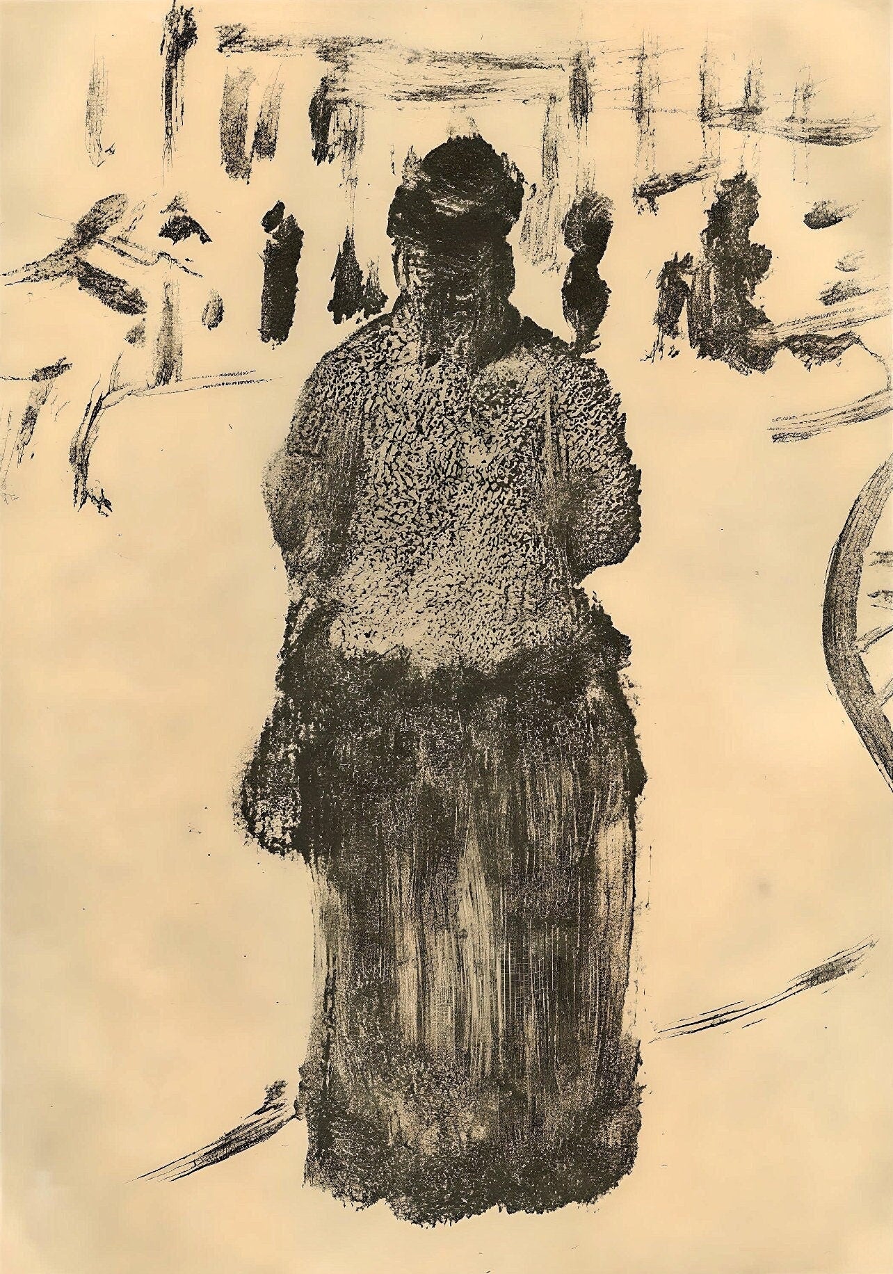 Edgar Degas, Famille Cardinal, E. Degas Monotypes, Limited Edition Monotype
